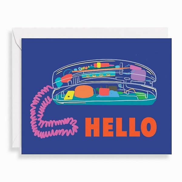 Paper Source Wholesale - Hello Vintage Telephone Greeting Card
