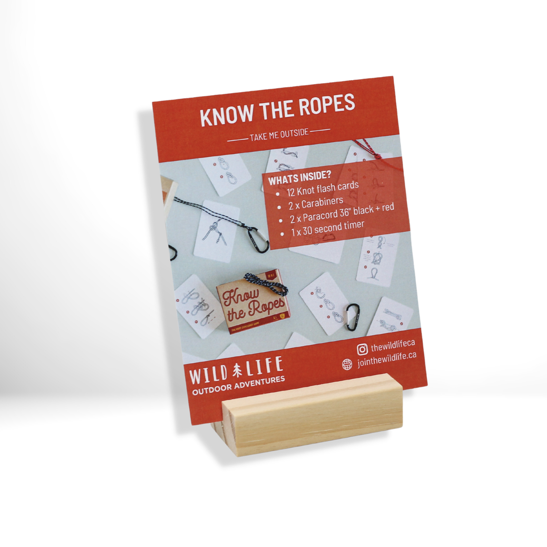 Shelf Signage for Shops: Know The Ropes Knot Tying Game