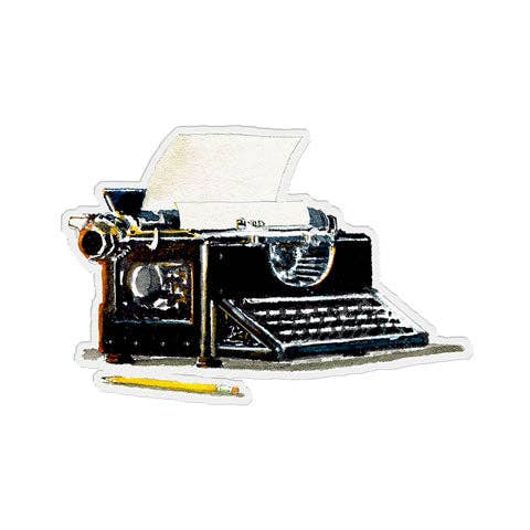 Vintage Typewriter - Vinyl Stickers