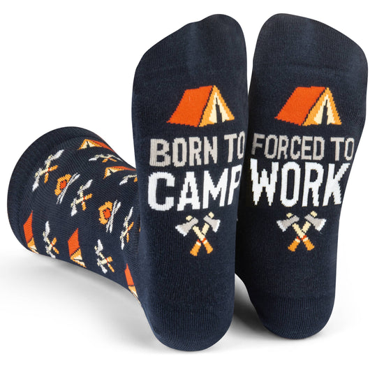 Lavley - Born To Camp, Forced To Work Socks